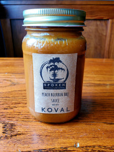 Peach Koval Bourbon BBQ Sauce