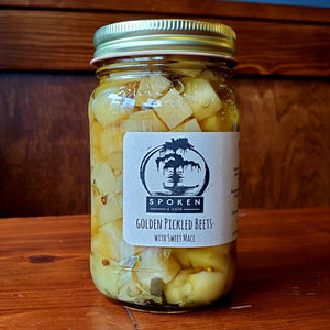 Beets Golden Pickled with Sweet Mace